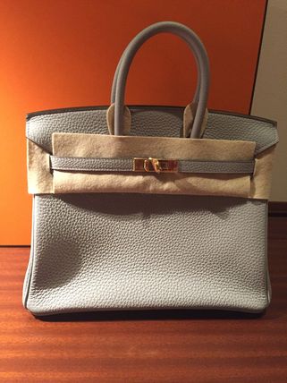 エルメス バーキン25 スーパーコピー Birkin 25cm bluegracier新色☆ゴールド金具 6060722